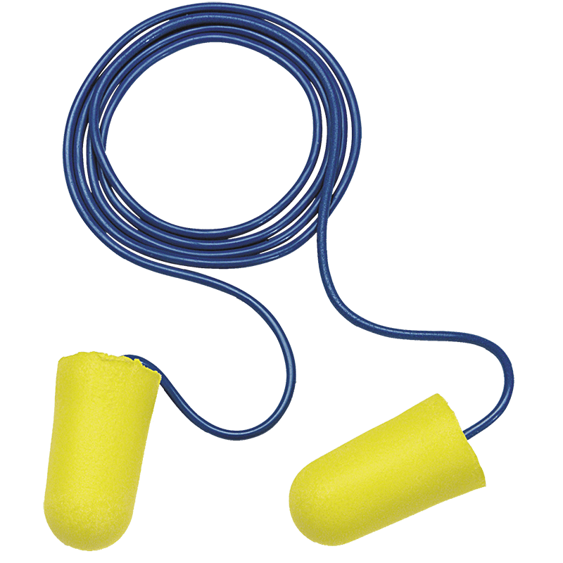 E-A-Rsoft Earplugs 311-4106, Metal Detectable, Corded, Poly Bag, Regular Size, 200 Pair/bx yellow neons, E-A-Rsoft Earplugs, 311, 4106, Metal Detectable, Corded, regular, ear plugs, yellow ear plugs, corded ear plugs 