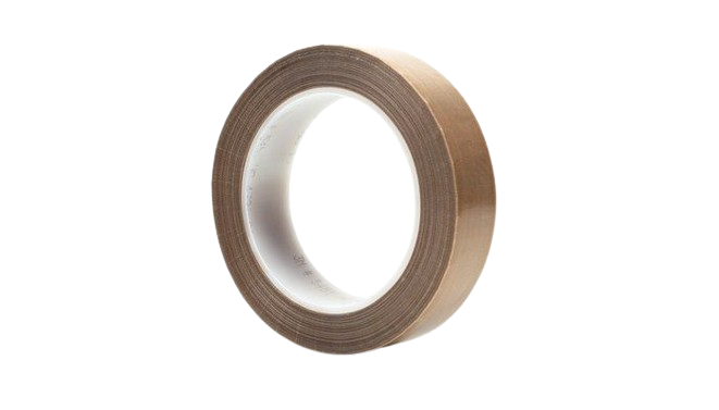 3M PTFE Glass Cloth Tape 5451, Brown, 1"X36yd 9rl/cs 