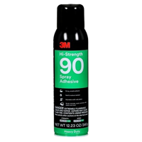 3M™ Hi-Strength Spray Adhesive 90, Clear, 16fl oz NON CA spray, 90 adhesive, adhesive, 3M, 