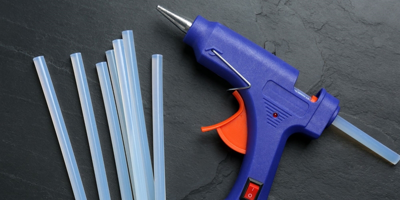 Hot Glue Gun and Glue Sticks 