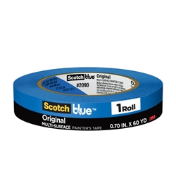 ScotchBlue™ Original Painters Tape 2090-18EC, 0.70 in x 60 yd (18mm x 54,8m) Painters Tape, Painters Tape, Paint tape, tape applicator, painters tape applicator, home painting